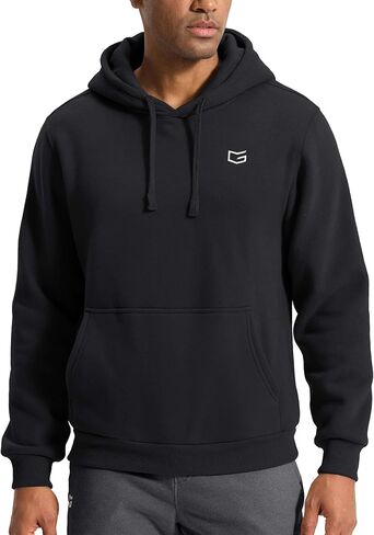 G Gradual Men's Fleece Hoodies Pullover Soft Warm Athletic Workout Gym Hooded Sweatshirt for Men with Pockets in Saudi Arabia