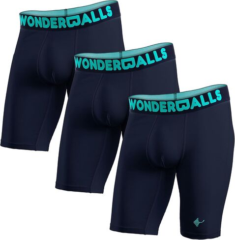 Wonderballs Long Boxer Briefs for Men - Certified Non-Toxic Ultra-Soft Peruvian Pima Cotton Modal Athletic Underwear for Men in Saudi Arabia