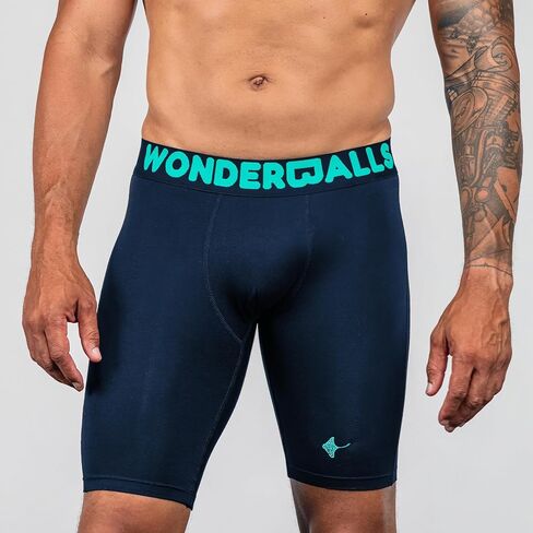 Wonderballs Long Boxer Briefs for Men - Certified Non-Toxic Ultra-Soft Peruvian Pima Cotton Modal Athletic Underwear for Men in Saudi Arabia
