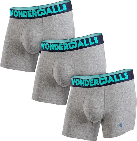 Wonderballs Short Boxer Briefs for Men - Certified Non-Toxic Ultra-Soft Peruvian Pima Cotton Modal Athletic Underwear for Men in Saudi Arabia