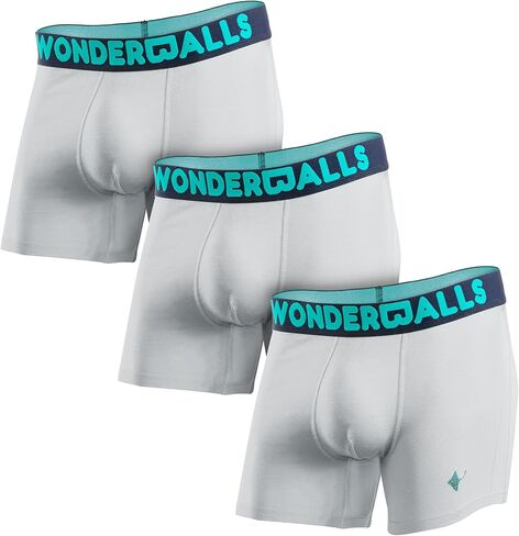 Wonderballs Short Boxer Briefs for Men - Certified Non-Toxic Ultra-Soft Peruvian Pima Cotton Modal Athletic Underwear for Men in Saudi Arabia
