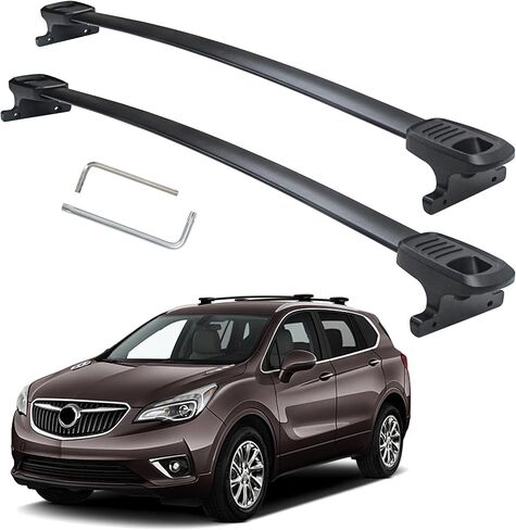 Autekcomma Heavy Duty 260lb Loading Weight Roof Rack Crossbars Compatible for Honda Pilot 2016-2022 Anti-Corrosion,Full Aluminum Black Matte Finishing (Sold as 1 Pair) in Kuwait