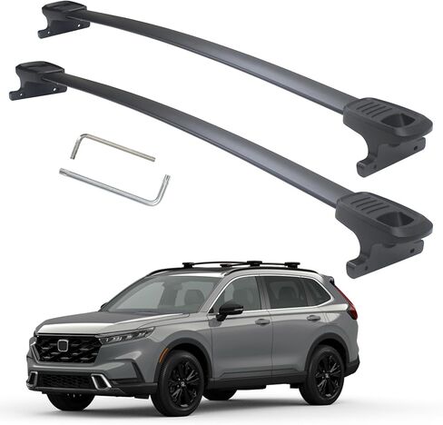 Autekcomma Heavy Duty 260lb Loading Weight Roof Rack Crossbars Compatible for Honda Pilot 2016-2022 Anti-Corrosion,Full Aluminum Black Matte Finishing (Sold as 1 Pair) in Kuwait