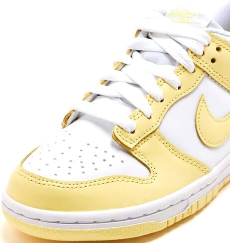 حذاء Nike Big Kid's Dunk Low أبيض/أصفر ناعم-أصفر ناعم (FB9109 126) - 6.5 in Kuwait