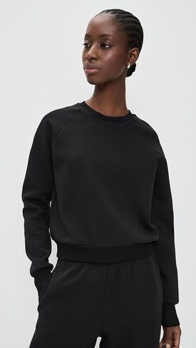 perfectwhitetee Women's Lucia Travel Raglan Sweatshirt in Saudi Arabia