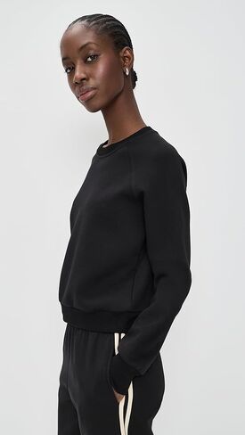 perfectwhitetee Women's Lucia Travel Raglan Sweatshirt in Saudi Arabia