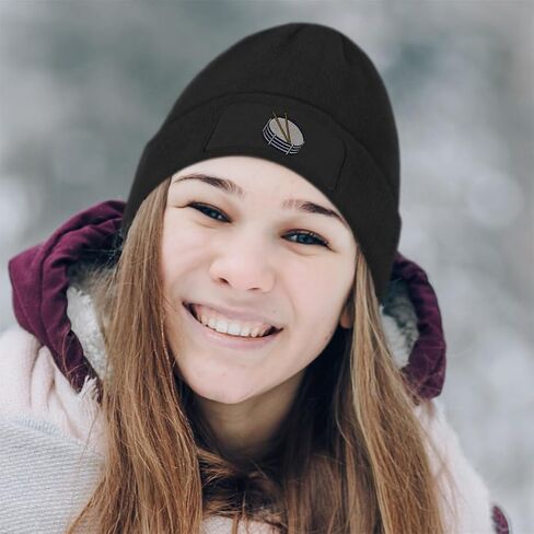 Speedy Pros Patch Beanie Snare Drum Embroidery Skull Cap Hats for Men & Women Acrylic Winter Hats One Size in Saudi Arabia