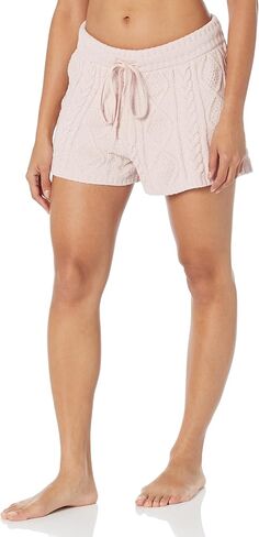 PJ Salvage Women's Loungewear Cable Crew Lounge Short in Kuwait