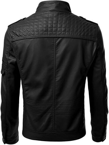 Cafe Racer Distressed Mens Lambskin Leather Jacket - Genuine Men Leather Jacket - Mens Leather Biker Jacket in Saudi Arabia