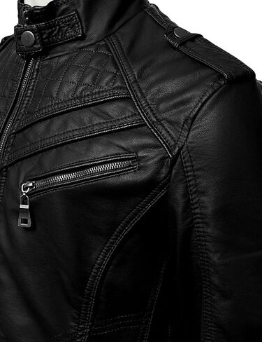 Cafe Racer Distressed Mens Lambskin Leather Jacket - Genuine Men Leather Jacket - Mens Leather Biker Jacket in Saudi Arabia