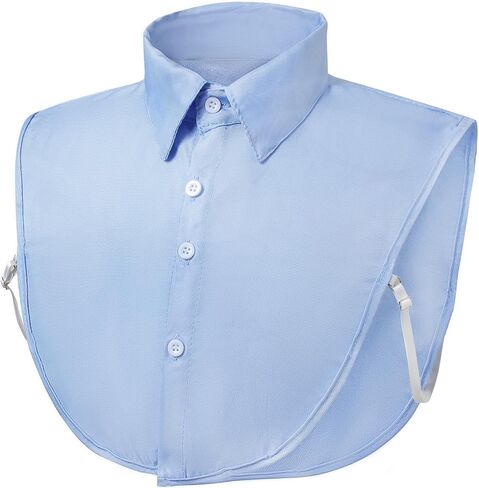Detachable Dickey Collar Blouse for Women, Fake Half Shirts Faux False Collar for Womens Favors in Saudi Arabia