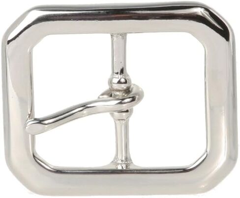 1 1/4 Inch Center Bar Single Prong Solid Brass Octagon Rectangular Belt Buckle in Saudi Arabia