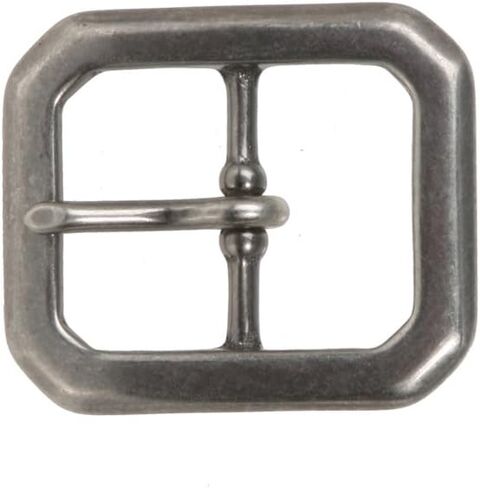 1 1/4 Inch Center Bar Single Prong Solid Brass Octagon Rectangular Belt Buckle in Saudi Arabia