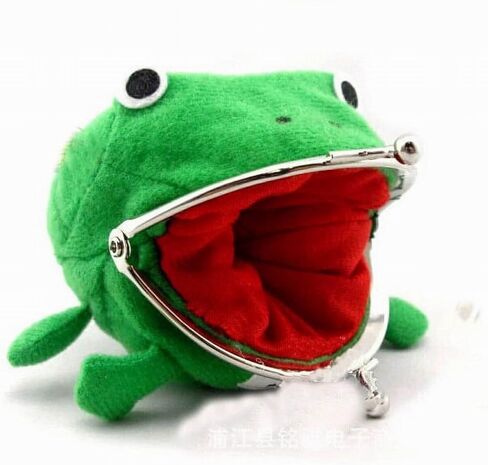 Cute Anime Frog Coin Purse – Plush Small Money Pouch, Fun Cosplay Gift for Fans in Saudi Arabia