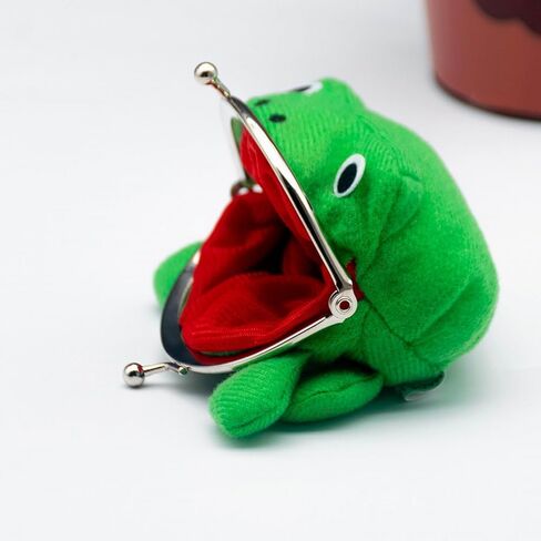 Cute Anime Frog Coin Purse – Plush Small Money Pouch, Fun Cosplay Gift for Fans in Saudi Arabia