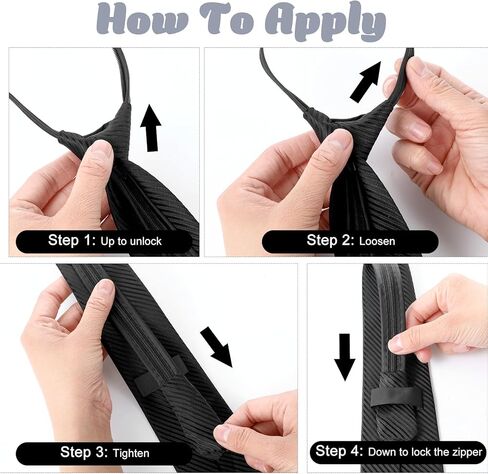 2 Pcs Pre-Tied Necktie for Men, Adjustable Zipper Tie 3 Inch Wide Solid Color Neck Tie for Business Wedding Neckties in Saudi Arabia