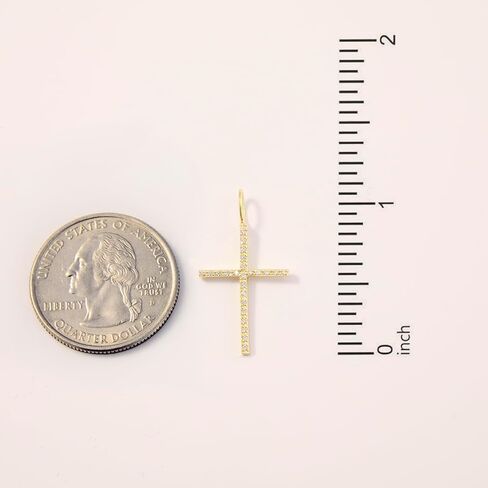 Diamond Cross Charm in Saudi Arabia