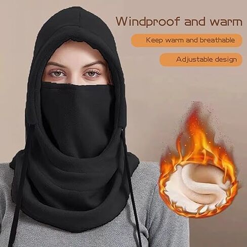 Balaclava Women - Winter Face Ski Mask Windproof Hat for Men and Women Cold Weather in Saudi Arabia