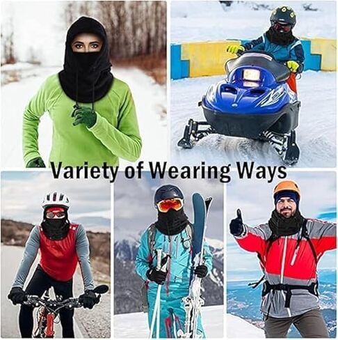 Balaclava Women - Winter Face Ski Mask Windproof Hat for Men and Women Cold Weather in Saudi Arabia