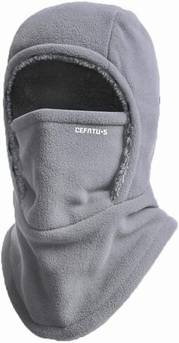 Fleece Balaclava Warm Face Mask Winter Thermal Windproof Motorcycle Ski Mask Headwear for Men Women in Saudi Arabia