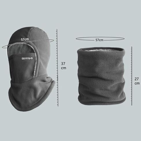 Fleece Balaclava Warm Face Mask Winter Thermal Windproof Motorcycle Ski Mask Headwear for Men Women in Saudi Arabia