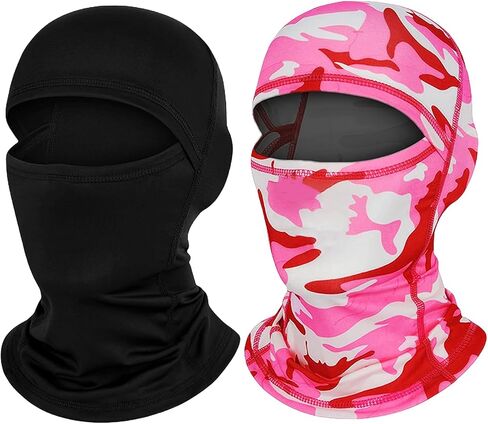 Women Lightweight Camo Balaclava Ski Mask Windproof UV Protection Sun Hood Fishing Running Riding in Saudi Arabia