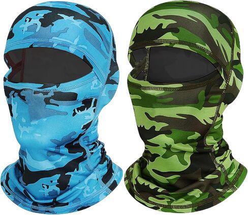 Women Lightweight Camo Balaclava Ski Mask Windproof UV Protection Sun Hood Fishing Running Riding in Saudi Arabia