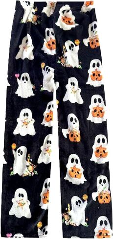 Christmas Pajamas Pants for Women Cute Gingerbread Pajamas Flannel Sleep Lounge Pants, PJ Bottoms for New Year in Saudi Arabia
