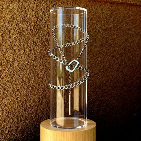 Long Slip Chain Necklace for Women, Silver Minimalist Y Shape Lariat Necklace Adjustable Collar Necklace Western Vintage Necklaces Jewelry Gifts for Women in Kuwait