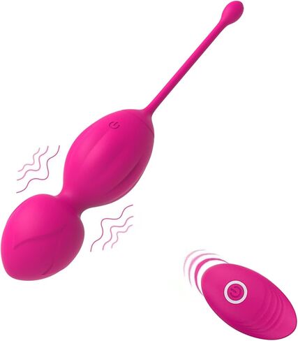 Ben Wa Balls Kegel Balls for Sexual Pleasure, Sex Kegel Balls for Women, Sexual Tools for Female with Reomote Control, Wearable Vibrating Eggs G Spot Clitoral Egg Vibrator in Saudi Arabia