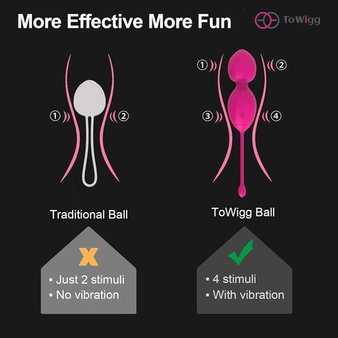 Ben Wa Balls Kegel Balls for Sexual Pleasure, Sex Kegel Balls for Women, Sexual Tools for Female with Reomote Control, Wearable Vibrating Eggs G Spot Clitoral Egg Vibrator in Saudi Arabia