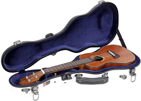Crossrock Deluxe Fiberglass Case for Soprano Ukulele with TSA Lock-White (CRF2020SUWT) in Saudi Arabia