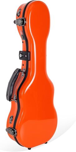Crossrock Deluxe Fiberglass Case for Soprano Ukulele with TSA Lock-White (CRF2020SUWT) in Saudi Arabia