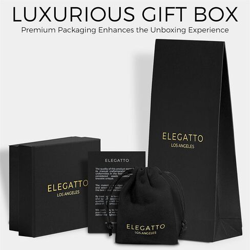 Elegatto Catena Premium 18K Gold Plated Chain Bracelet for Men & Women| Rectangular Link Stainless Steel with Seamless Hinge Clasp | Unisex Designer Jewelry in Saudi Arabia