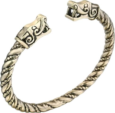 فايكنغ سوار مجوهرات اكسسوارات فايكنغ سوار الرجال معصمه الكفة الأساور للنساء أساور - N18 in Kuwait