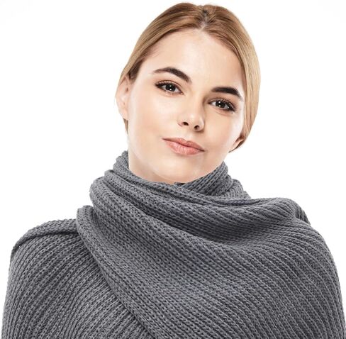 وشاح BESPORTBLE محبوك للجنسين بأكمام طويلة وأغطية شال للنساء والرجال شال منسوج وأكمام طويلة in Saudi Arabia