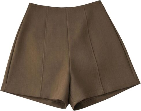 SHENHE Women's High Waisted Shorts Dressy Casual Zipper Back Office Work Shorts in Saudi Arabia