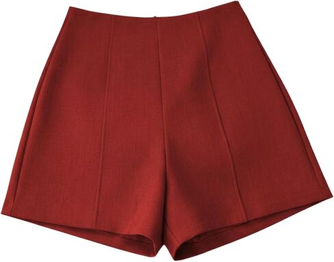SHENHE Women's High Waisted Shorts Dressy Casual Zipper Back Office Work Shorts in Saudi Arabia