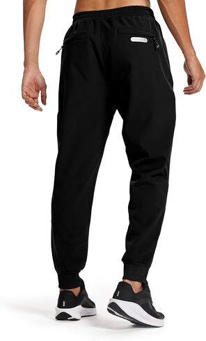 Men's Fleece Joggers Athletic Winter Warm Sweatpants Workout Gym Running Active Track Pants in Saudi Arabia