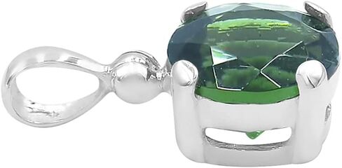 Starborn Genuine Moldavite Classic Faceted Pendant - 10 mm size in Saudi Arabia