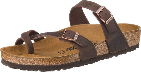 صندل نسائي من Birkenstock Mayari قابل للتعديل عند أصابع القدم من الفلين، مقاس 37 متوسط ​​EU in Kuwait