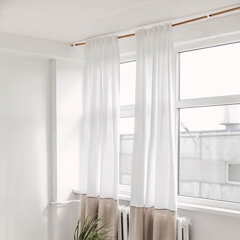 2 Pack Ceiling Curtain Rod Brackets, Sturdy Metal Curtain Rods Holders with Screws for 1 Inch Rod, Curtain Mounting Bracket for Ceiling Mount, Windows Drapes Curtains Hardware for Home Office in Saudi Arabia