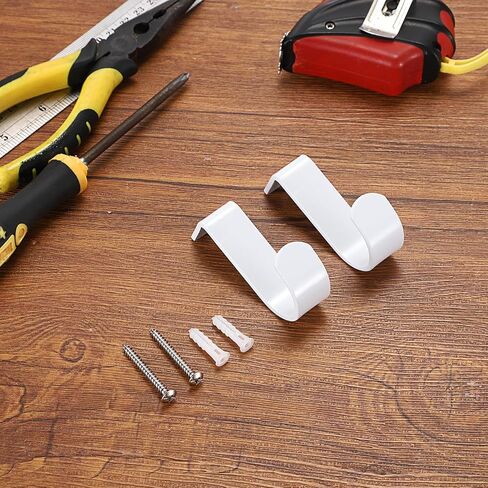 2 Pack Ceiling Curtain Rod Brackets, Sturdy Metal Curtain Rods Holders with Screws for 1 Inch Rod, Curtain Mounting Bracket for Ceiling Mount, Windows Drapes Curtains Hardware for Home Office in Saudi Arabia
