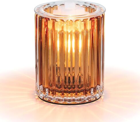 Wax Melt Warmer with Timer: Wax Melter for Scented Candle Electric Glass Candle Burner with 2 Light Bulbs Housewarming New Home Decor for Women in Saudi Arabia
