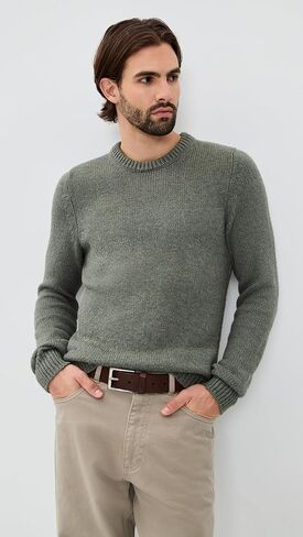 سترة Faherty Heirloom Crewneck للرجال in Saudi Arabia