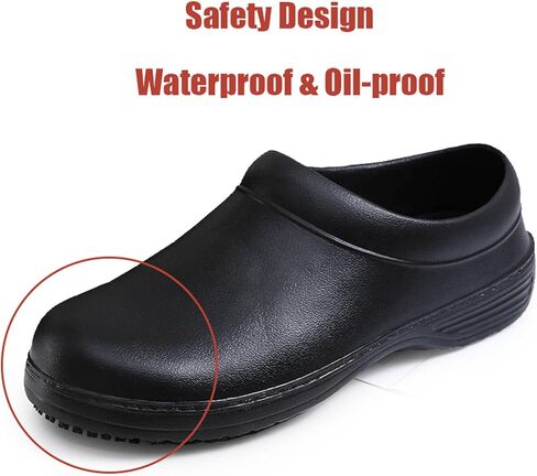 SECHRITE Chef Shoes Women Men Slip Resistant Garden Work Kitchen Shoes Waterproof Non Slip Nursing Clogs Food Service Shoe in Saudi Arabia