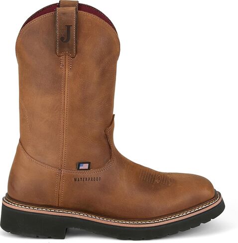Justin Ames 11" Steel Toe & Billings 11" Steel Toe - Homeland Collection - Men's Waterproof Work Boot, Cowhide, J-Flex Ortholite, Oil & Slip Resisting, ASTM F2413 & EH Rated in Saudi Arabia