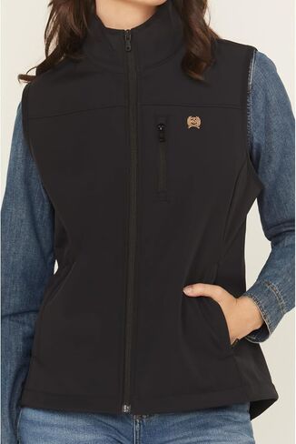Cinch Women's Black Wind Proof Vest in Saudi Arabia