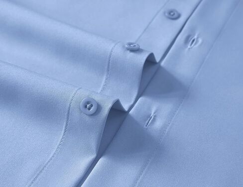 القمصان الكبيرة والطويلة القامة القامة للرجال زر قصير الأكمام أسفل القمصان غير الرسمية in Kuwait