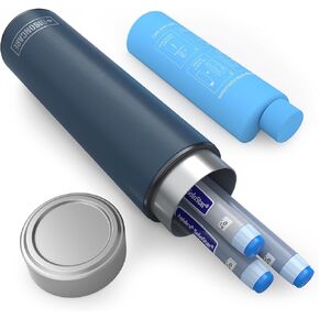 حقيبة سفر مبرد الأنسولين 60 ساعة من DISONCARE، مبرد عرض درجة الحرارة، مبرد الدواء للسفر الطبي، معتمد من إدارة أمن المواصلات الأمريكية، حزمة ثلج، مبرد طبي لمرضى السكري، حقيبة EpiPen مع علامة QR الطبية (أصفر جبال الألب) in Kuwait